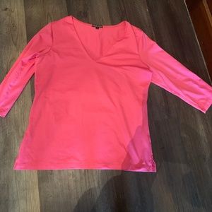 A’Nue Ligne pink 3/4 sleeve Taxter and Lycra top.‎ Worn once